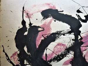 Anton Heyboer - Abstracte voorstelling krachtige heldere sprankelende schildering kopen? Bied vanaf 300!