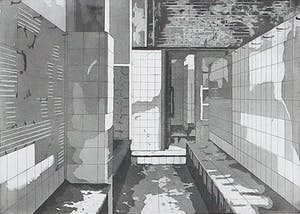 Ilja Olthaar - Ets aquatint, Zonder titel kopen? Bied vanaf 1!