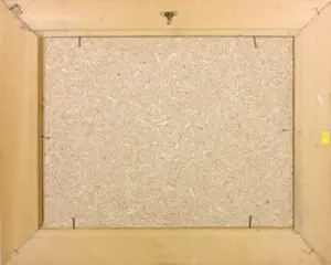 Niet of onleesbaar gesigneerd - Olieverf op marouflé, Sluisje bij boerderij - Ingelijst kopen? Bied vanaf 1!