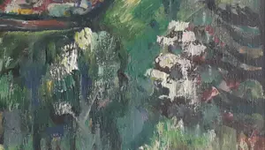 Jacques Mels - Kleurrijk landschap met huisjes kopen? Bied vanaf 70!