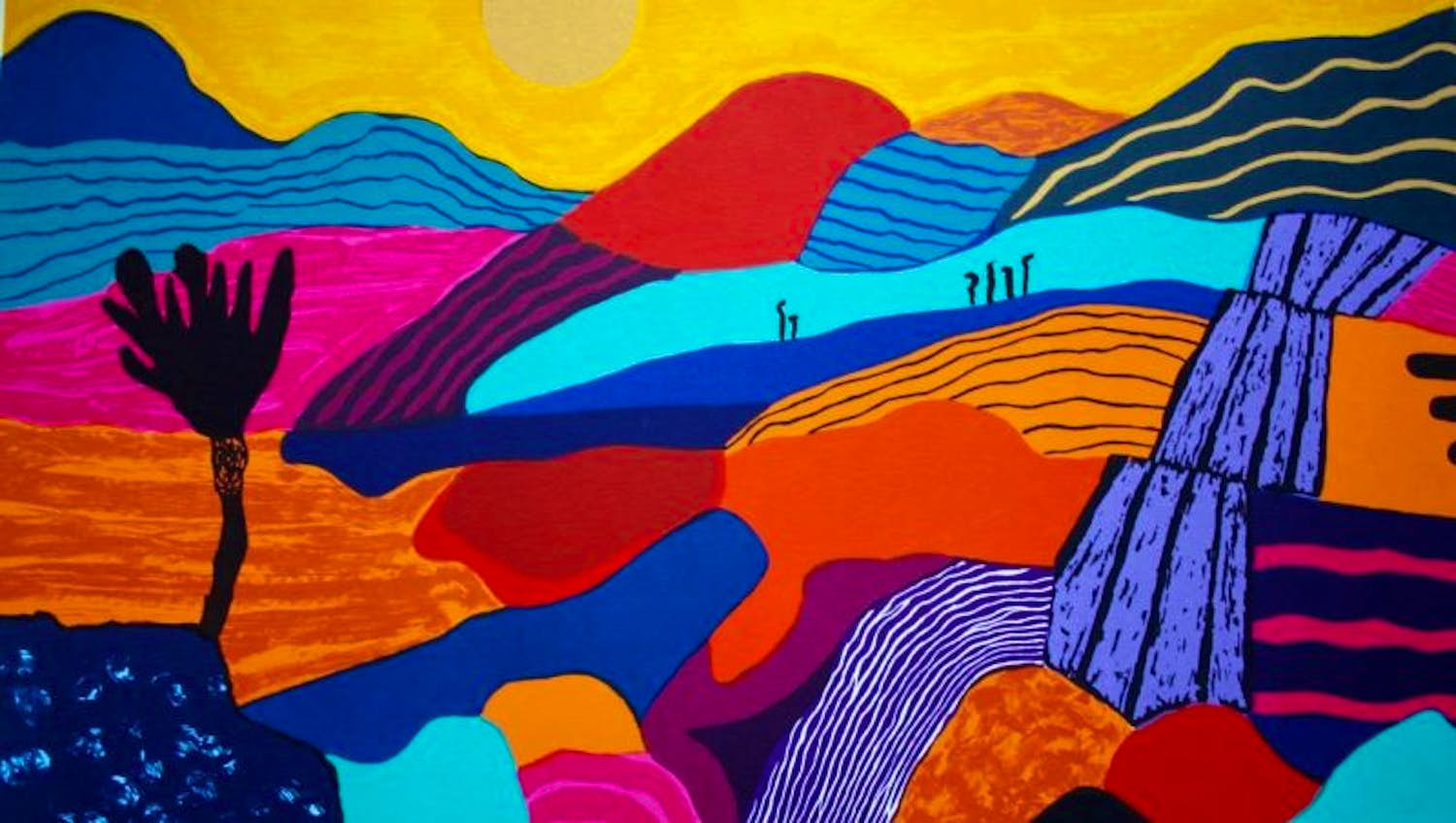 Buy Ronald Boonacker - Kleurenzeefdruk JOSHUA TREE PARK? Bid from 145!