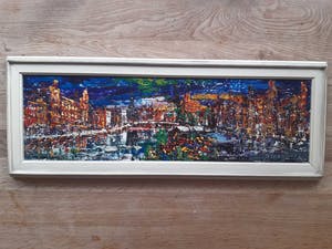 Arnoldus Oldenhave - Stadsgezicht Amsterdam- Singel en Munt kopen? Bied vanaf 100!