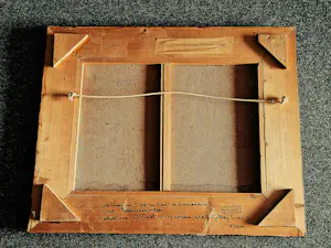 Dirk ten Hoedt - 1968 - galerie Siau Amsterdam - expressionistisch olieverf "vierkante wolken" kopen? Bied vanaf 20!