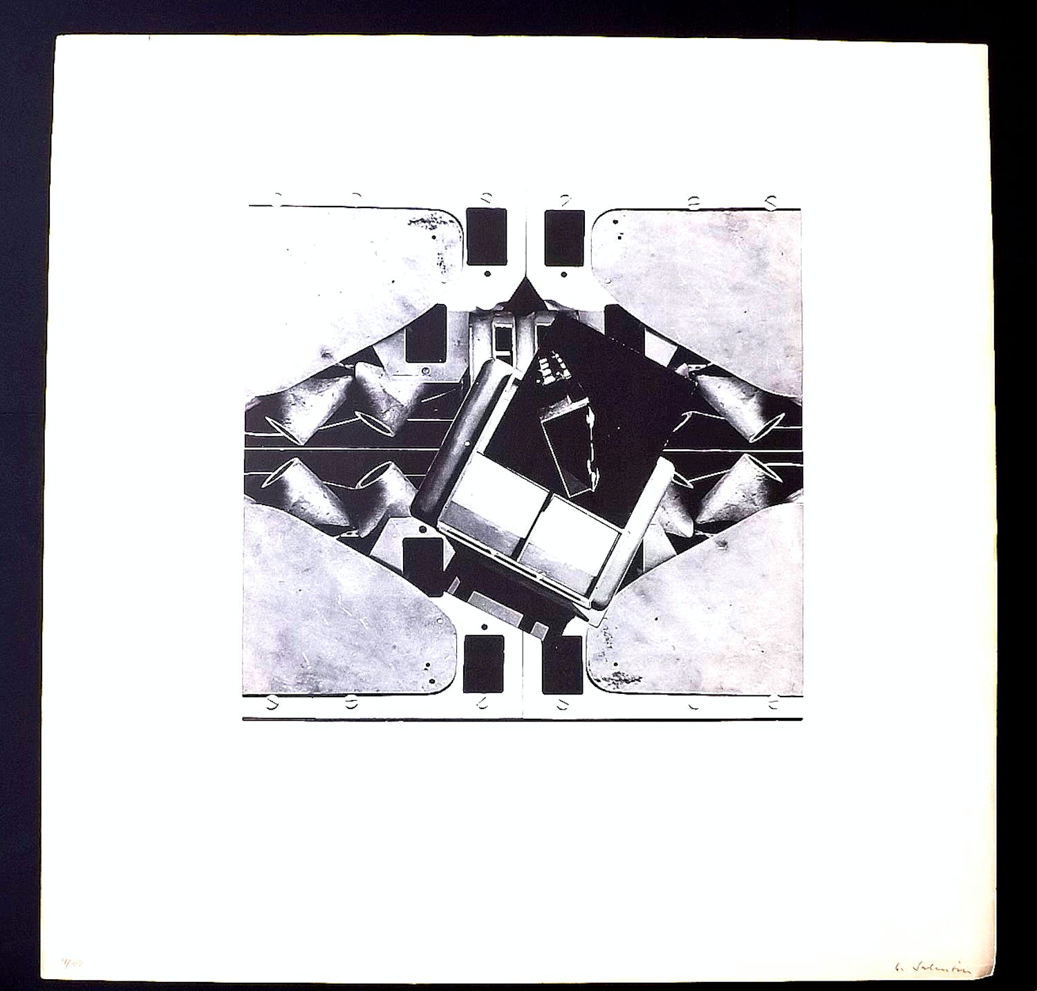 Hans Salentin - Very rare large contemporary screenprint - no title. kopen? Bied vanaf 1!