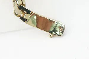 Uniek 18kt gouden BIcolor choker ketting - Infinity schakels/model - lengte 40cm kopen? Bied vanaf 970!