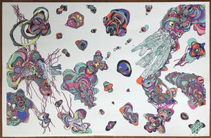 Jean-Luc Moerman - Zeefdruk - Gesigneerd - 'Nanohybride' - 86/150 - 2002 kopen? Bied vanaf 85!