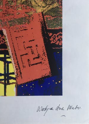 Woody van Amen - fraaie popart computerprint - 1991 kopen? Bied vanaf 45!