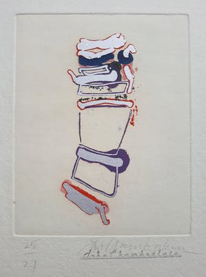 John Chamberlain - Abstrakte Komposition, Radierung / Aquatinta kopen? Bied vanaf 250!