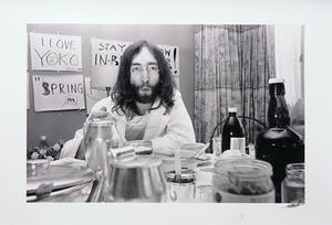 Nico Koster - Foto, John Lennon in het Hilton hotel kopen? Bied vanaf 100!