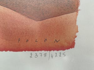 Jean Michel Folon - De Ontmoeting kopen? Bied vanaf 150!