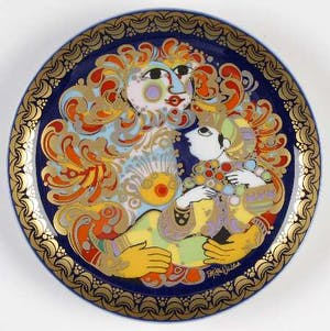 Bjorn Wiinblad - Aladin und die Wunderlampe (gedecoreerd porseleinen wandbord) kopen? Bied vanaf 1!