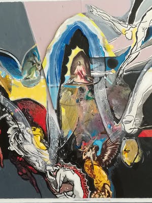 Paul Koning - unicum, originele collage kopen? Bied vanaf 85!