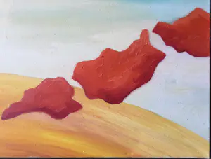 Jaap Zwart - Surrealistische landschap | olieverf op doek kopen? Bied vanaf 1!