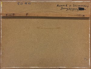 Berry Brugman - Olieverf op papier bevestigd op paneel, Avond in Schiermonnikoog - Ingelijst kopen? Bied vanaf 70!