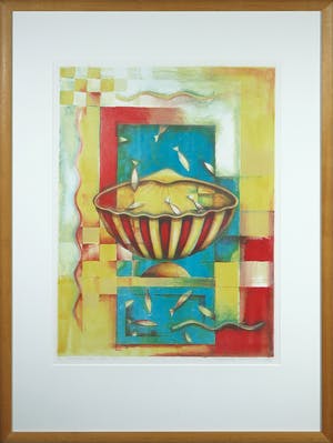 Marianne Aulman - Litho, Misterio del Mar IV - Ingelijst (Groot) kopen? Bied vanaf 1!