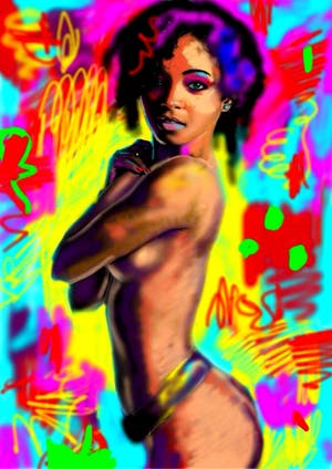 Peter Klashorst - Pop Art Woman kopen? Bied vanaf 1!