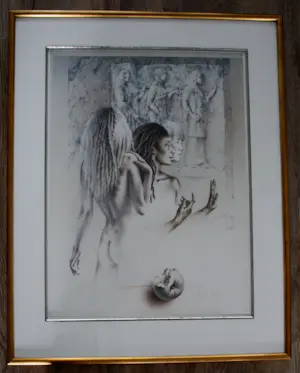Poen de Wijs - Ingelijste litho: Dochters van Aphrodite kopen? Bied vanaf 85!