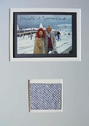 Christo - Project " Wrapped Reichstag "Berlin - inc. XXL stofmonster - handgesigneerd kopen? Bied vanaf 1!