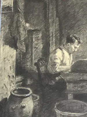 Barend Hendrik ter Weeme - Schrijver aan bureau kopen? Bied vanaf 60!