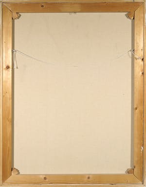 Niet of onleesbaar gesigneerd - Acryl op doek, Zonder titel - Ingelijst kopen? Bied vanaf 1!