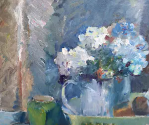 Anneke Kimmel-van der Made - Stilleven met bloemen kopen? Bied vanaf 210!