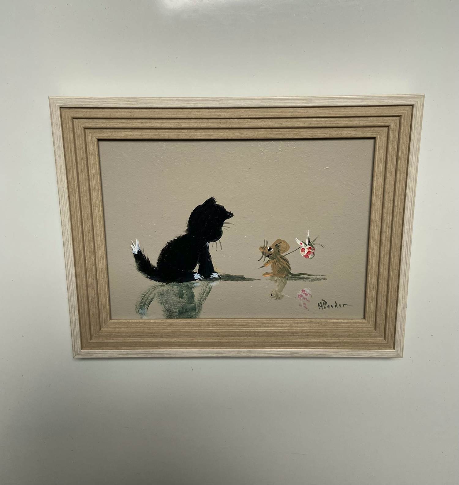 Henk Poeder - Kitten ontmoet een muisje op reis verkocht voor € 57!