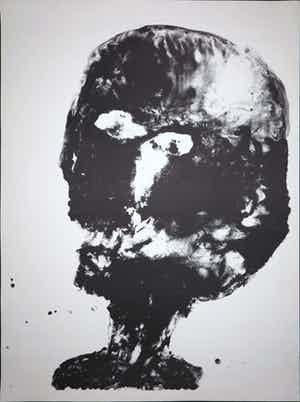 Armando - Litho, Der Kopf (Zeer groot!) verkocht voor € 250!