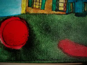 Susan Schildkamp - Karakteristiek expressionistisch Acrylverf "le Valtin" met catalogus - GROOT! kopen? Bied vanaf 1!