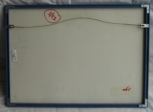 Guido van Driel - Ingelijste collage & tekening , “Golfers 2” – 1993 kopen? Bied vanaf 90!