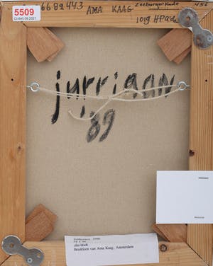 Jurriaan van Hall - Olieverf op doek: zelfportret - 1989 kopen? Bied vanaf 299!