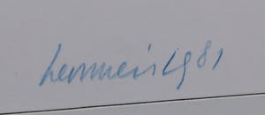 Hermien van Herpt - Gemengde techniek op papier, Her legs were insured for $1.000.000 - Ingelijst kopen? Bied vanaf 1!
