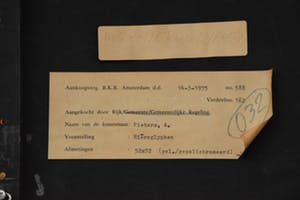 Ad Pieters - Hiëroglyphen - 1975 - beschilderd keramiek op houten plaat kopen? Bied vanaf 20!