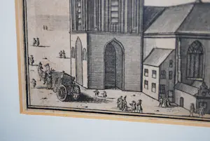 Jacobus Harrewijn - Martinitoren Groningen, gravure, ca. 1720 kopen? Bied vanaf 75!