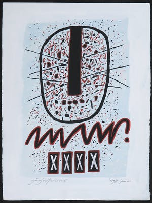 Ferenc Gogos - Goauche, Compositie met kruisjes kopen? Bied vanaf 1!