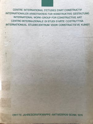 Jean-Pierre Ghesquière - Gesigneerde zeefdruk - Constructivisme - 1974 kopen? Bied vanaf 1!