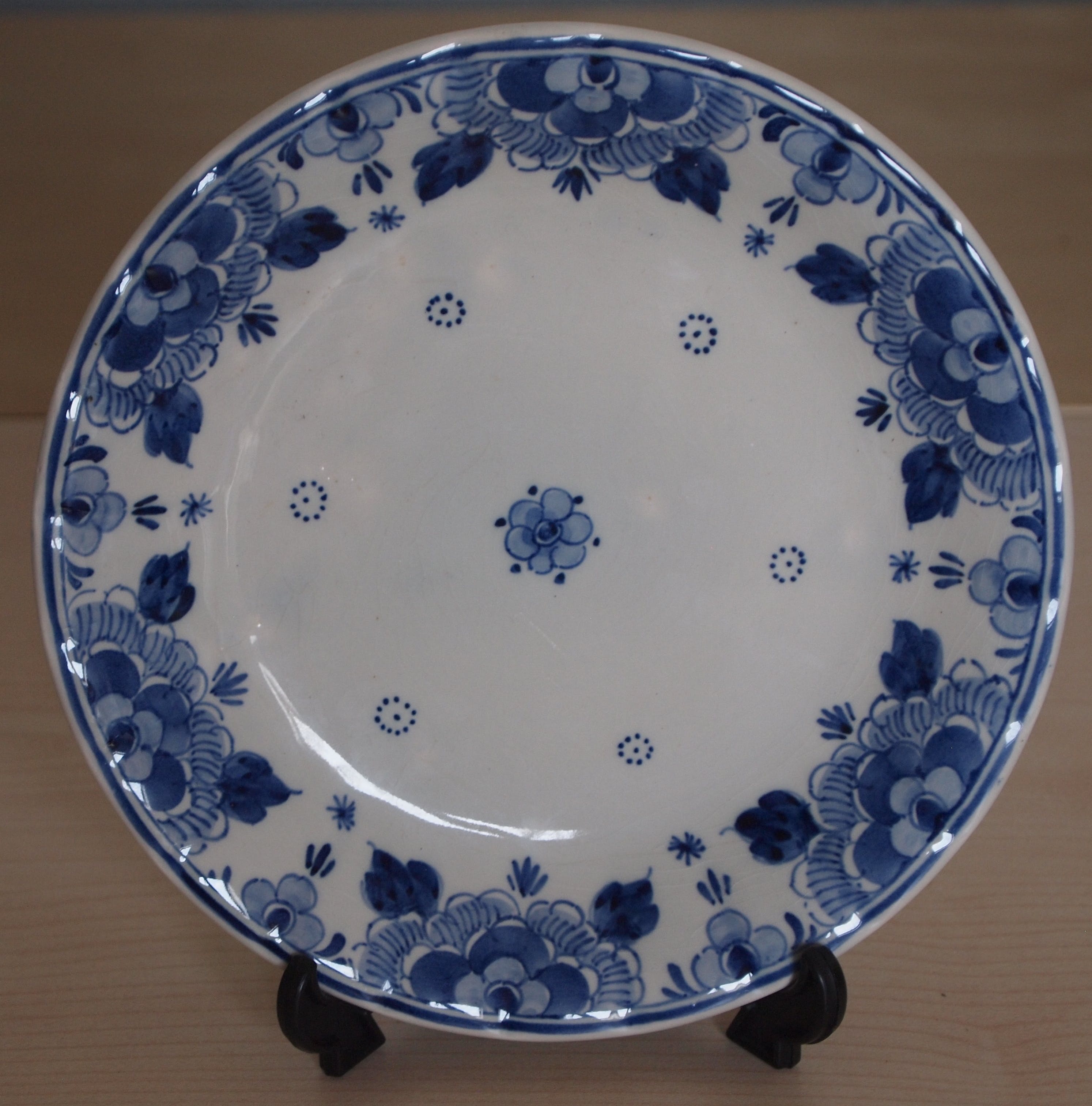 Plateelbakkerij Ram - Delfts Blauw hand beschilderd sierbord kopen? Bied vanaf 14!