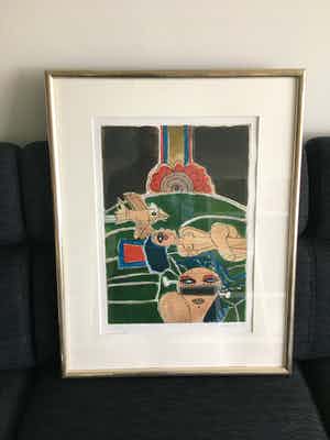 Corneille - Fraaie groot formaat Corneille uit 1981 verkocht voor € 225!