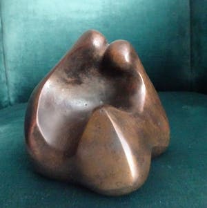 Yetty Elzas - Bronzen beeld gezin- Trigonaal kopen? Bied vanaf 240!