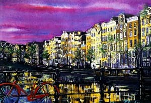 Elena Polyakova - Evening in Amsterdam kopen? Bied vanaf 60!