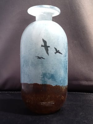 Kosta Boda - November vaas,Kjell Engman, kopen? Bied vanaf 70!