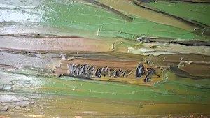 Klaas Koster - Dorpsgezicht met bomen kopen? Bied vanaf 30!