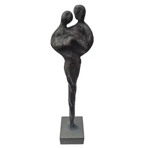 Brons (Onbekend) - SAMEN - beeld op stenen sokkel - 22279 kopen? Bied vanaf 65!