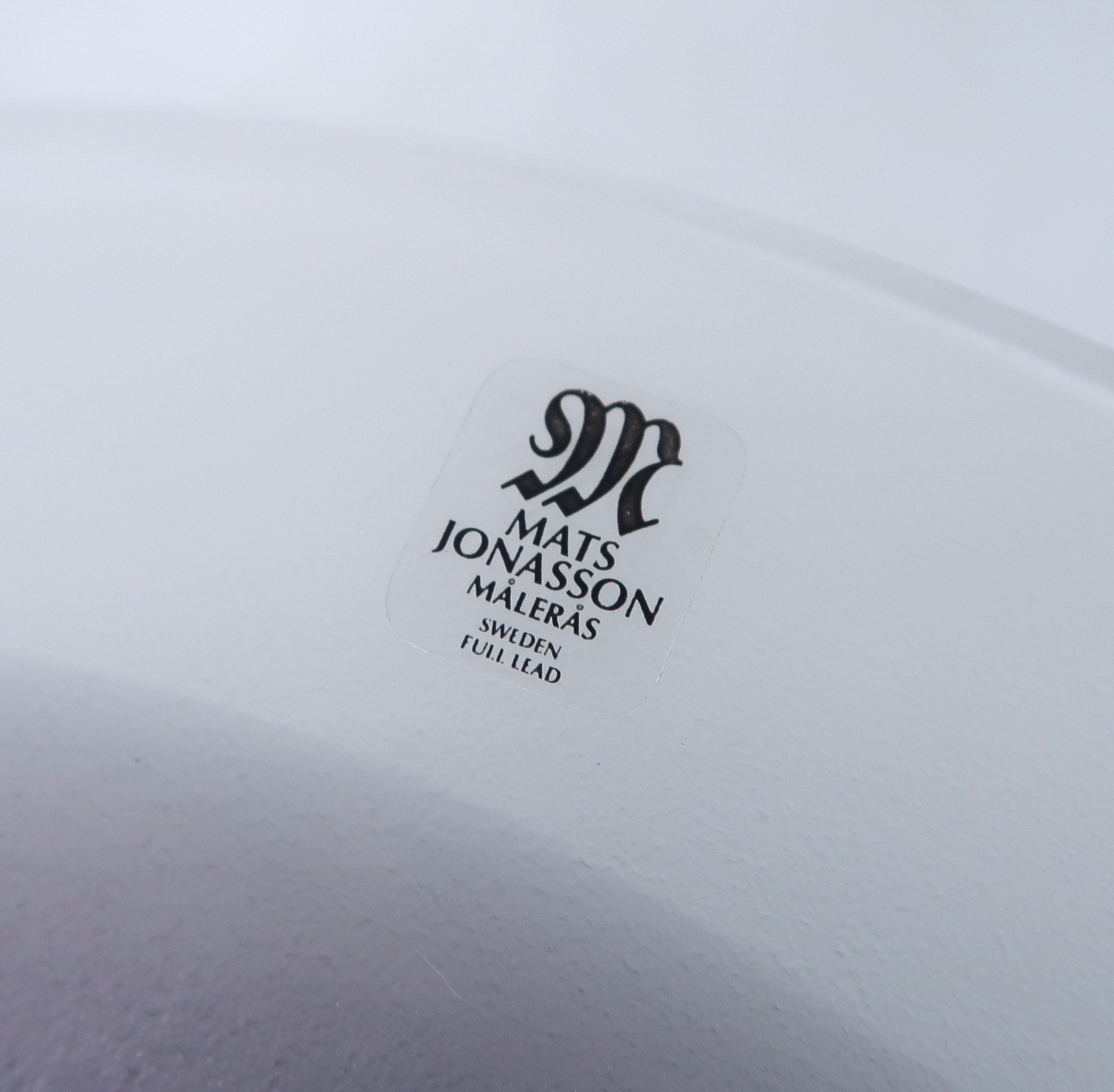 Mats Jonasson - Glas, Paars schaaltje kopen? Bied vanaf 1!