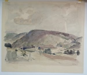 Otto B. de Kat - Landschap in de Auvergne kopen? Bied vanaf 135!