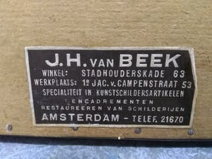 Frans Everbag - Zonder titel "Twee geitjes.", Jaren '30. kopen? Bied vanaf 60!