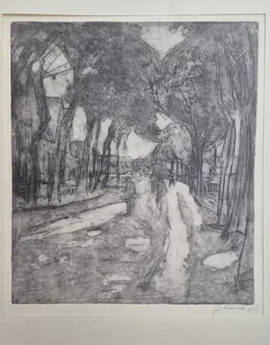 Jan Altink - Groninger dorpsgezicht - handgesigneerd en gedateerd kopen? Bied vanaf 375!