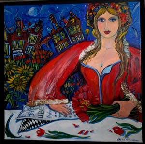 Elena Polyakova - Flower girl in Amsterdam kopen? Bied vanaf 275!