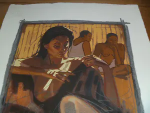 Nico Vrielink - fraaie zeefdruk op dik papier , genummerd 194 / 200 kopen? Bied vanaf 30!