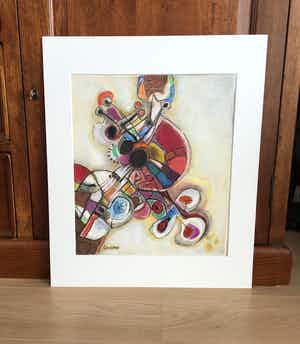 Toine Corstjens - Kleurrijk geheel verkocht voor € 245!