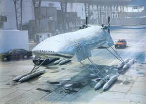 Panamarenko - Handgesigneerd affiche, Scotch-Gambit verkocht voor € 1!